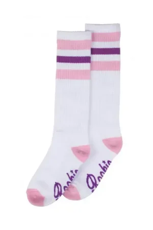 Soldes Chaussette Roller Derby ROOKIE Roller Sock White/Pink