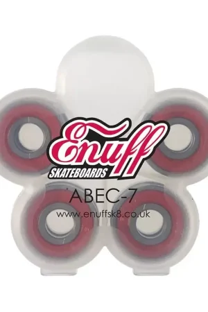 Roulement ENUFF SKATEBOARDS Abec 7 Bearings Red Authentique