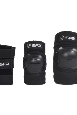 Paiement Sécurisé Set de protection SFR ROLLER Youth Ramp Triple Pad Set Black