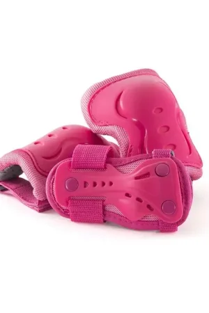 Expédié Aujourd'hui Set de protection SFR ROLLER Triple Pad Set Pink/Gry