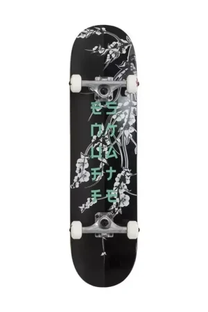 Expédié Aujourd'hui Skate ENUFF Cherry Blossom Complete Black/Black 8 x 32
