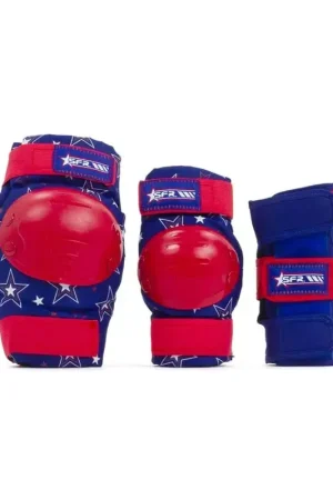 Set de protection SFR ROLLER Star Red/Blue Meilleure Vente