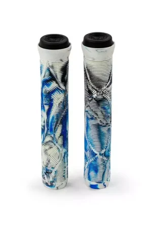 Poignée trottinette SLAMM Team Swirl Bar Grips Arctic 165mm Acheter Direct