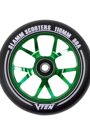 Marque Roue Trottinette Freestyle SLAMM 110mm V-Ten II Wheels Green