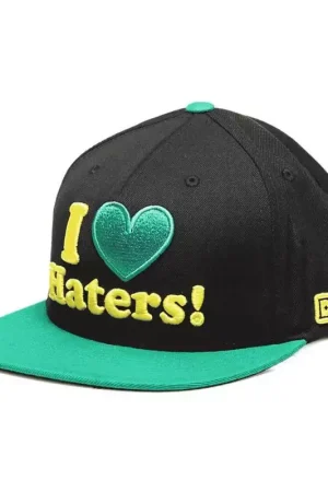 Quantité Limitée Casquette DGK SKATEBOARDS haters snapback black green