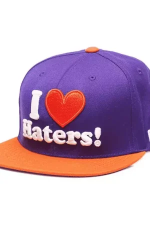 Casquette DGK SKATEBOARDS haters snapback purple orange Vente Directe