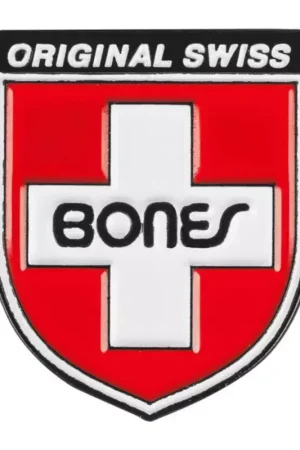 Promotion BONES pin lapel swiss shield Haute Qualité