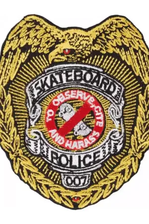 Promotion POWELL PERALTA patch skateboard police Must-Have