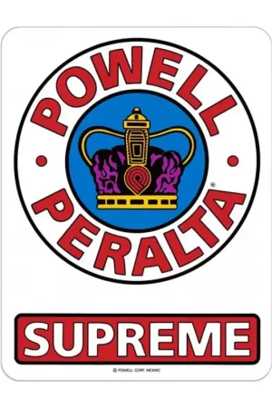 Retour Gratuit Promotion POWELL PERALTA sticker supreme (pack de 10) 15cm