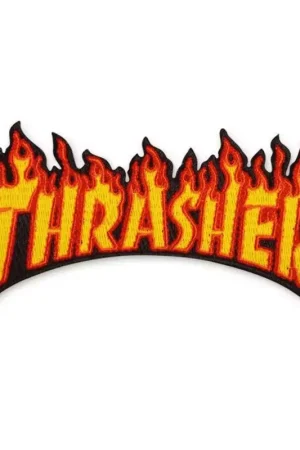 Promotion THRASHER patch flame Bon Plan