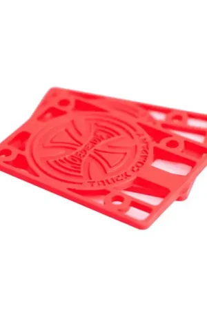 Riser Pad INDEPENDENT (jeu de 2) 0.125 pouce hard red Petit Prix