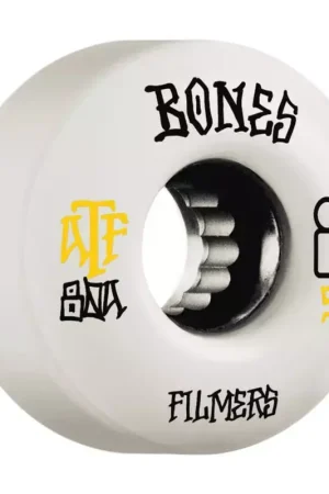 Roues skate BONES (jeu de 4) atf 54mm filmers 80a Offre Exclusive