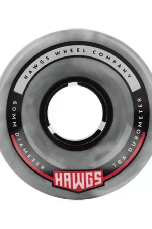 Meilleure Vente Roues skate HAWGS WHEELS (jeu de 4) 60mm chubby 78a gray