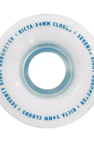 Roues skate RICTA (jeu de 4) 54mm clouds white Satisfait Ou Remboursé
