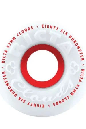 Acheter En Ligne Roues skate RICTA (jeu de 4) 57mm clouds 86a red 86a