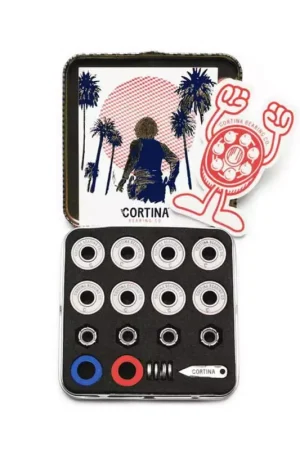Nouvel Arrivage Roulement skate CORTINA BEARINGS (jeu de 8) pro kevin bradley