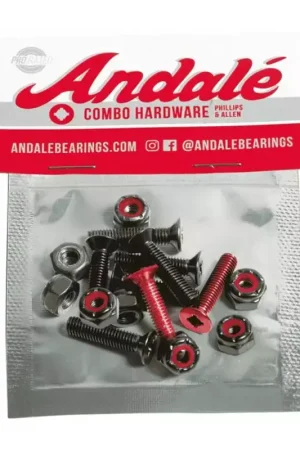 Visserie ANDALE (jeu de 8) combo phillips allen 0.875 red Prix Réduit