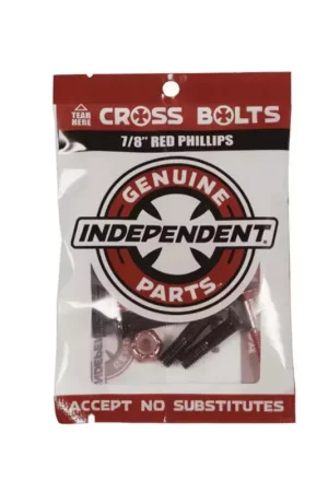 Visserie INDEPENDENT (jeu de 8) gp phillips 0.878 black red Marque