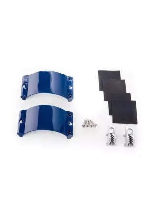 Kit palan UNIFIBER 2x Clamcleat CL244/S2 Blue Strap, 4x Screws, 4x Rubber Meilleur Choix
