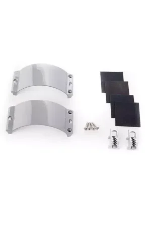 Kit palan UNIFIBER 2x Clamcleat CL244/S5 Ash Grey Strap, 4x Screws, 4x Rubber Top Vente