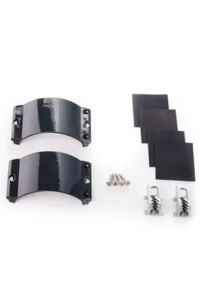 Réduction Kit palan UNIFIBER 2x Clamcleat CL244/S7 Graphite Grey Strap, 4x Screws,4x Rub.