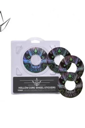 Marque Autocollant Roue Trottinette BLUNT 120mm Hollow Skull