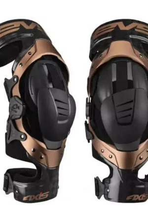 Commande En Gros genouillère moto, vélo EVS SPORTS axispro blackcopper paire