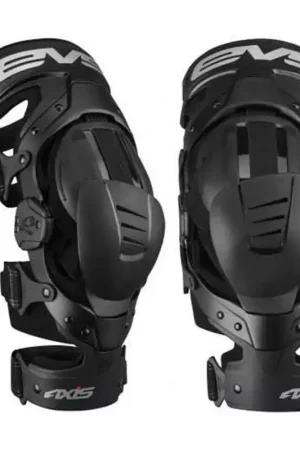 Dernier Modèle genouillère moto, vélo EVS SPORTS axissport black paire