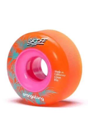 Populaire roue skateboard ORANGATANG 62mm skiff orange