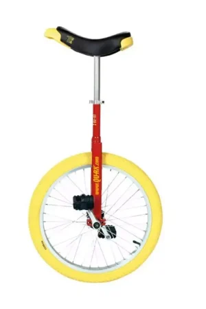 Dernière Chance Monocycle QU-AX luxus 20´´ rouge pneu jaune