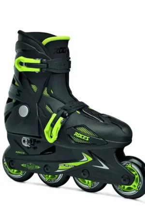 Roller ROCES orlando 3 noir/lime Meilleur Choix