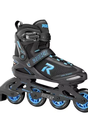 Prix Promo roller fitness ROCES sign noir/bleu