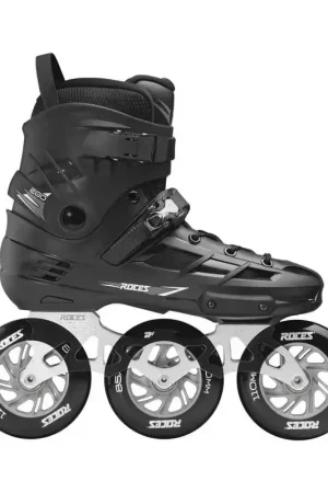 Promotion Roller freestyle ROCES ego 3x110 t.i.f. noir/argent