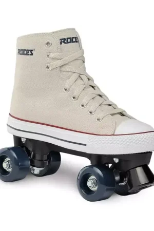 Roller quad ROCES chuck classic crème Haute Qualité