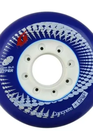 Nouveauté Roue de roller HYPER kit de 4 hyper concrete+g ltd 84a76mm bleu