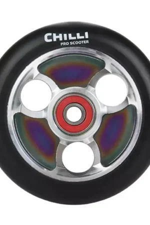Affaire À Saisir Roue de Trottinette CHILLI chilli 100mm parabol rainbow/noir