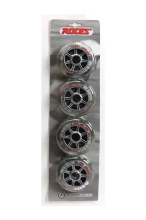 Acheter En Ligne Roue fitness ROCES kit de 4 hyper x-350 84a 100mm transparente
