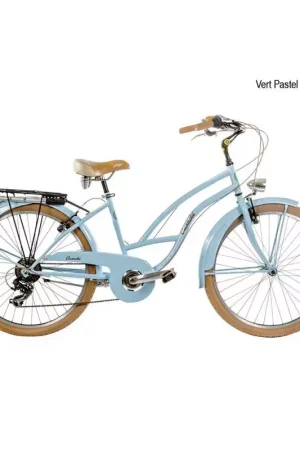 Offre Limitée Vélo CASADEI cruiser 26´´ femme h43 vert pastel
