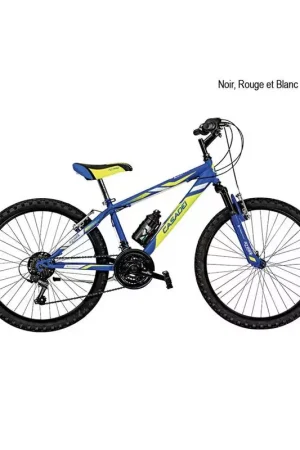 Vélo CASADEI mtb 24 stark 18v h34 noir rouge blanc Livraison Express