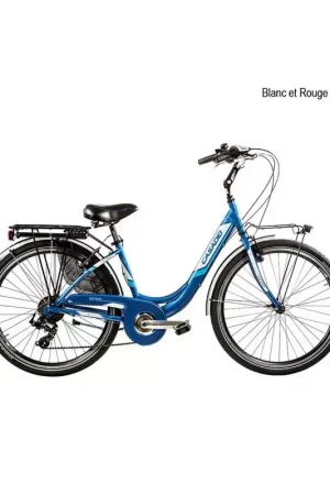 Vélo CASADEI venere 26x1.75 alu 7v h40 blanc rouge Must-Have