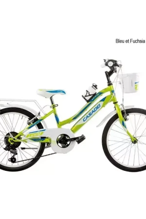 Prix Choc Vélo CASADEI mtb 20 lincy 6v h28 bleu fushia