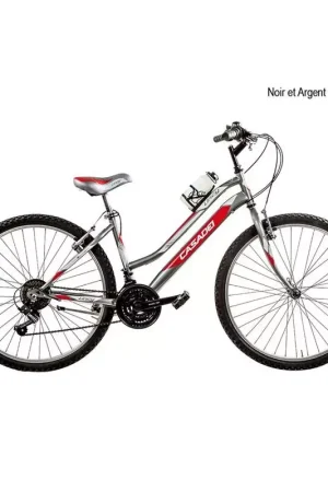 Vélo CASADEI mtb 26 lincy 18v h46 noir argent Retour Gratuit