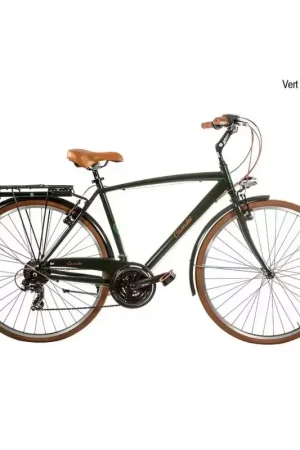 Vélo CASADEI vintage 28 homme 21v alu h52 Vert Nouvelle Collection