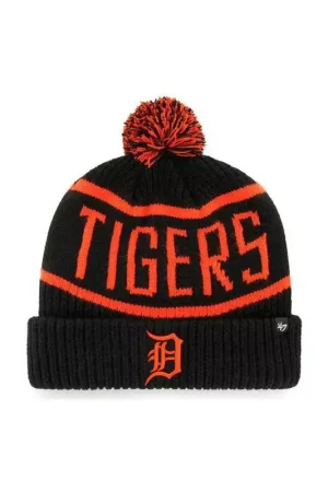 Bonnet 47 BEANIE MLB DETROIT TIGERS CALGARY CUFF KNIT BLACK Prix Réduit