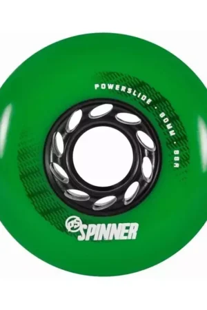 Dernière Chance Roue roller en ligne POWERSLIDE Spinner 80mm/88a, green, 4-Pack