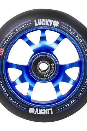 Commander Maintenant Roue Trottinette Freestyle Lucky Toaster 100mm Noir/Bleu 100mm