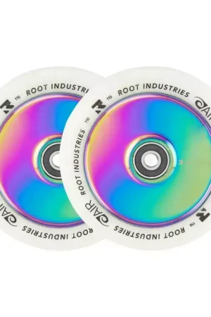 Pas Cher Pack de 2 Roues Trottinette Freestyle Root Air Blanc Neochrome 110mm