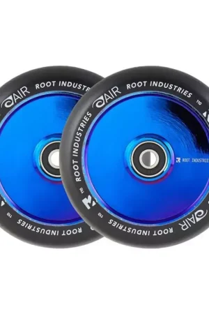Root Air Noir Roues Trottinette Pack de 2 Blue Ray 110mm Expédié Aujourd'hui