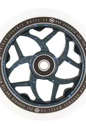 Striker Essence V3 Blanc Roue Trottinette Freestyle Blue Splash 110mm Commander Vite
