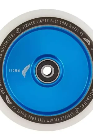 Commande En Gros Striker Lighty Full Noyau V3 Blanc Roue Trottinette Freestyle Bleu 110mm
